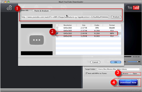 Youtube Download For Mac Os X